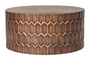 Corey Antique Copper Coffee Table